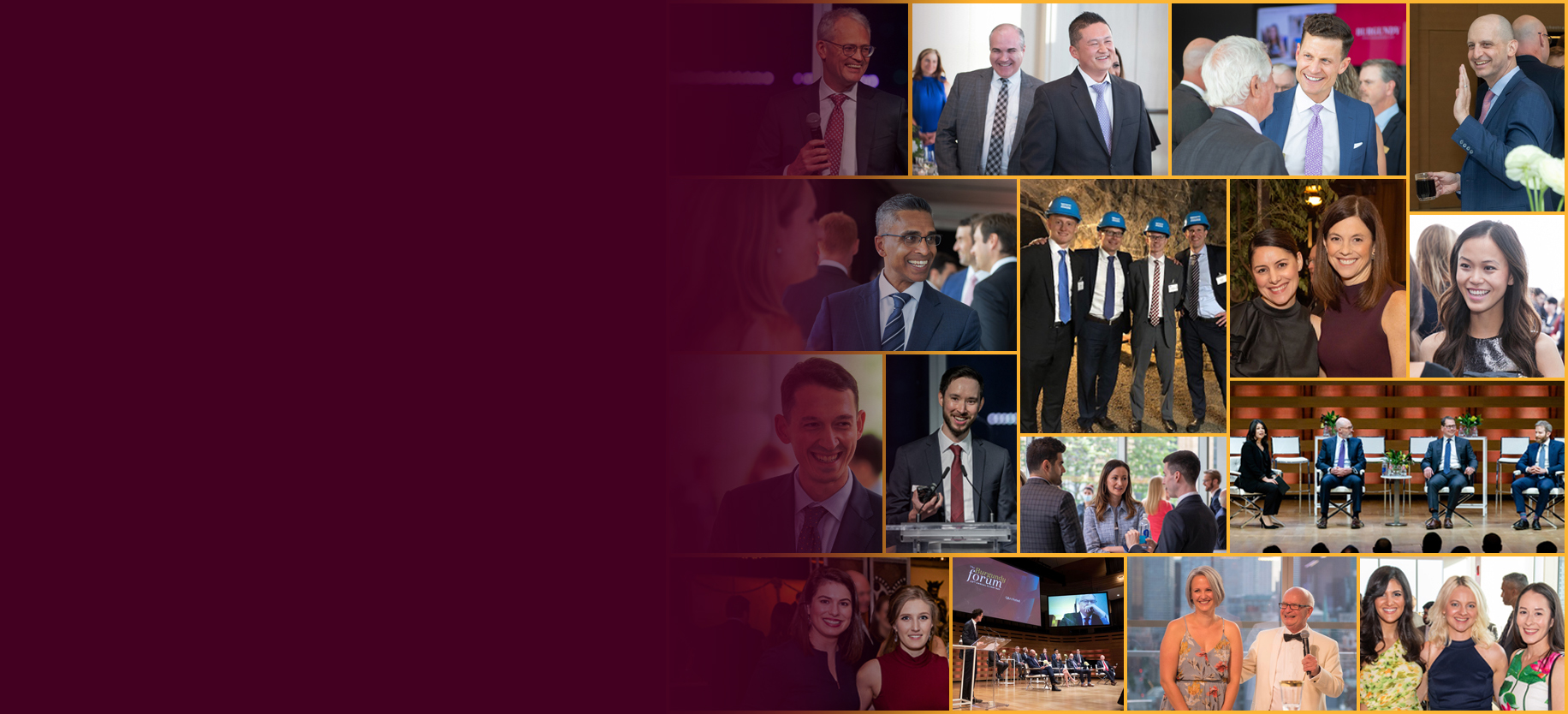 Des membres de l’équipe Burgundy