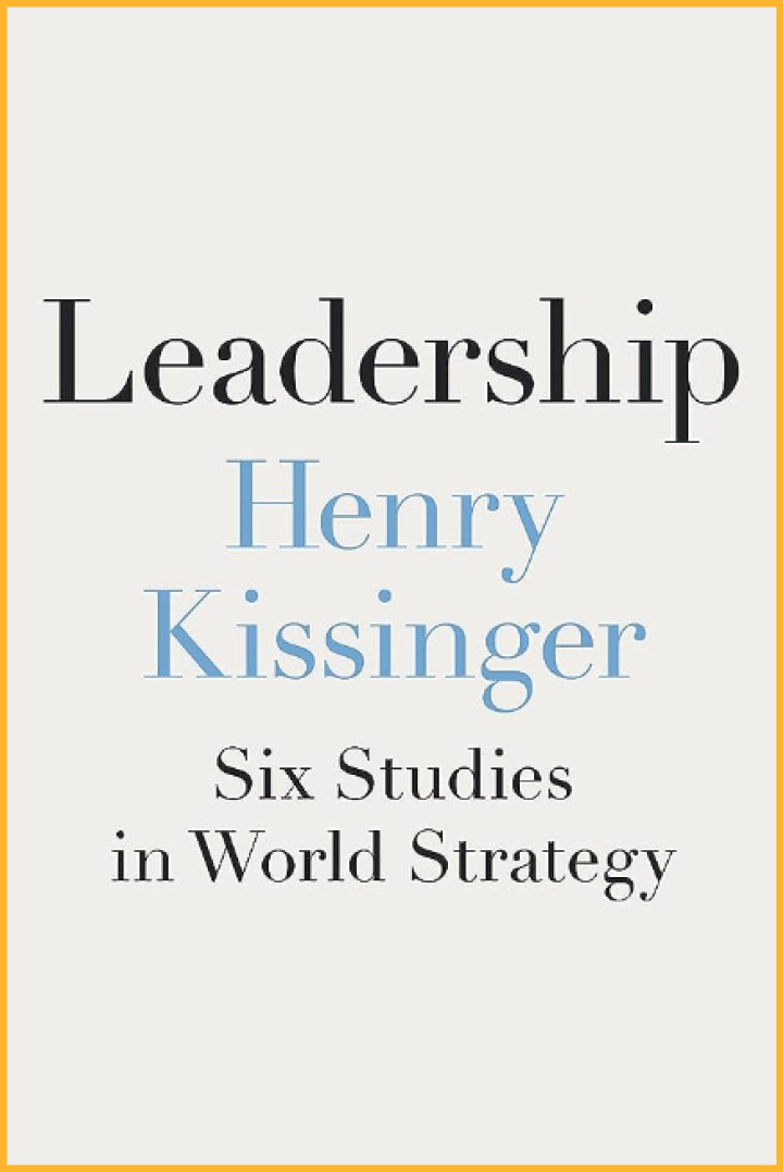 Book Cover: Leadership by Henry Kissinger