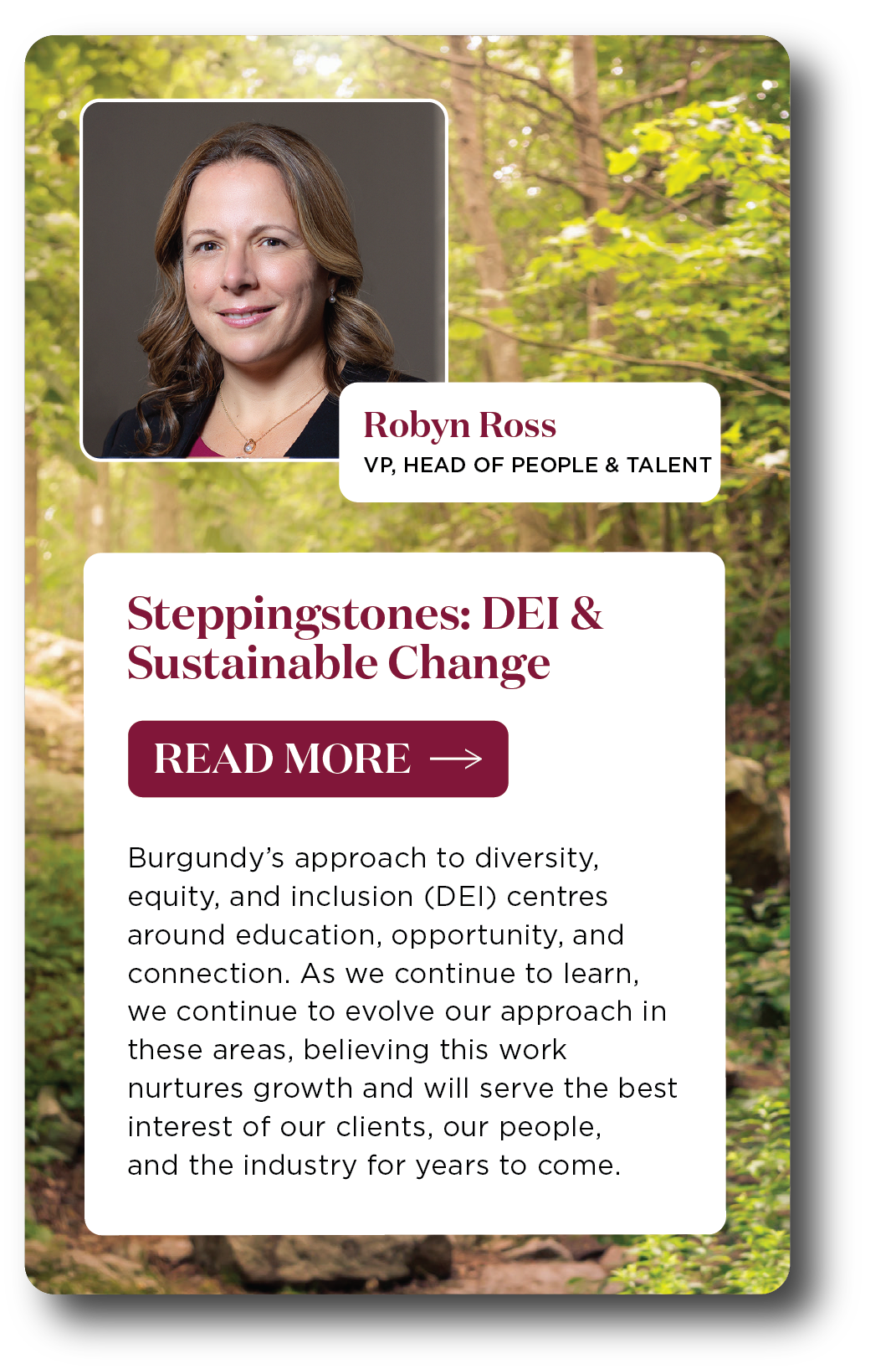 Button DEI and Sustainable Change - Read More
