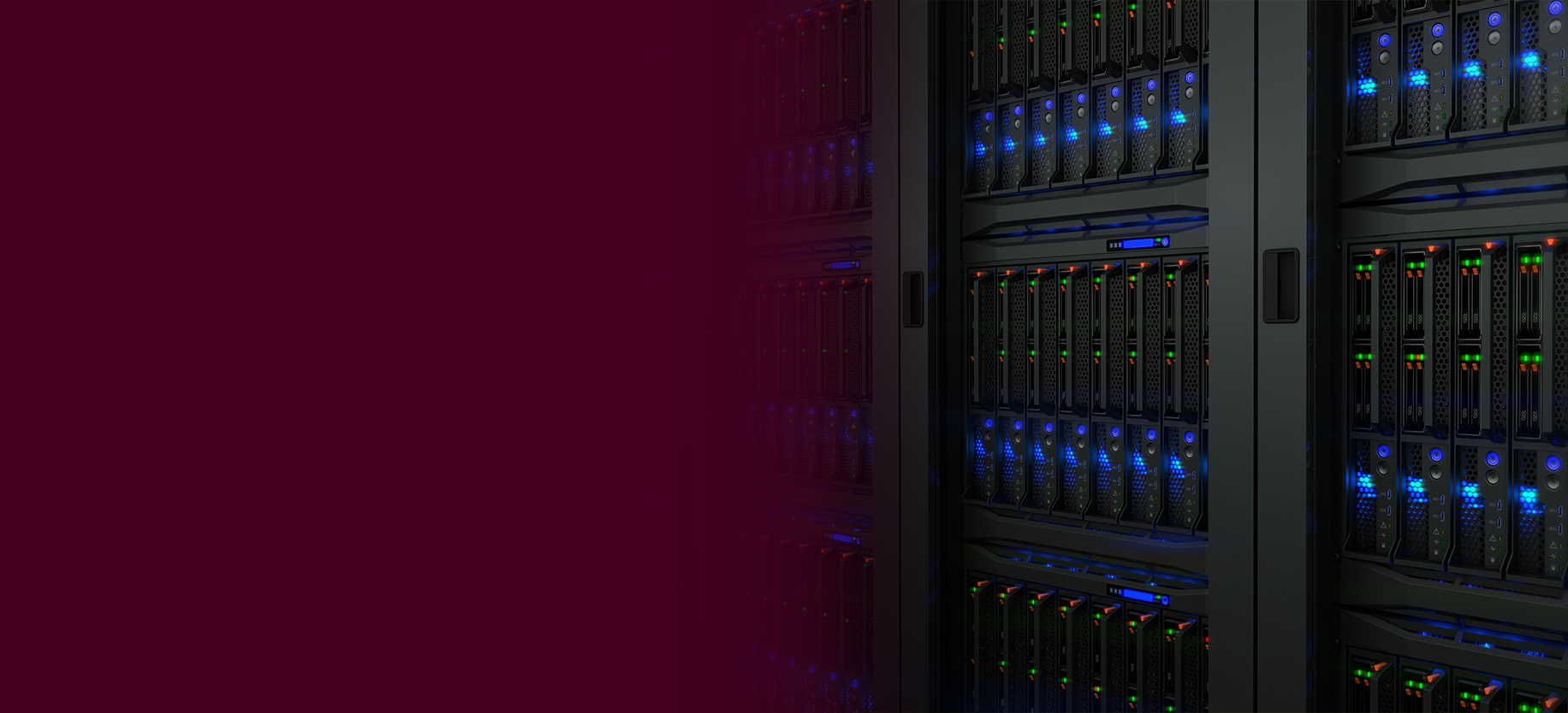 Close up of a computer server