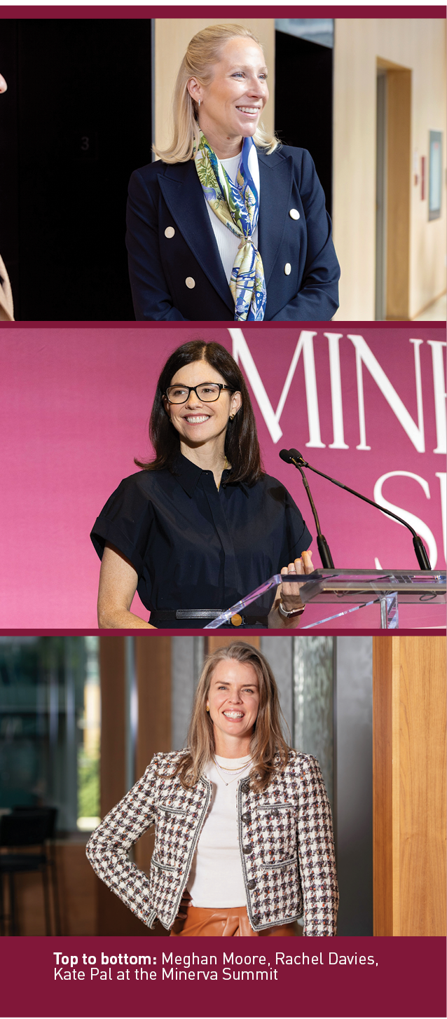 Left: Nicole Woodward Top to bottom: Jacoline Loewen; Karen Mintz; Lauren Davis Landau and Nicole Woodward