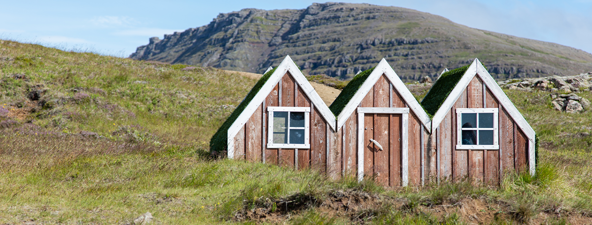 Icelandic elf houses