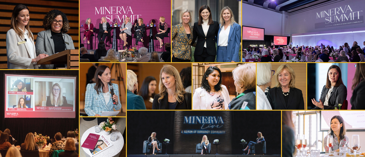 Women of Burgundy collage of events